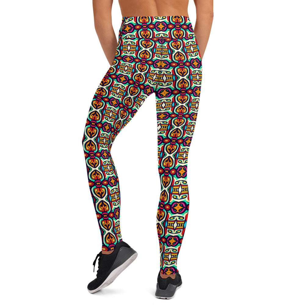 DMV 1348 Psy Artsy Yoga Leggings