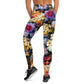 DMV 1522 Floral Yoga Leggings