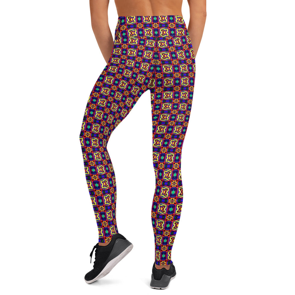 DMV 0199 Chic Boho Yoga Leggings