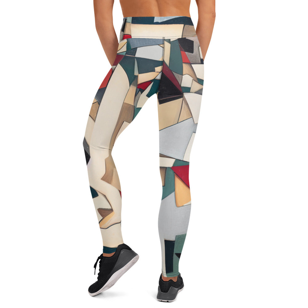 DMV 0508 Abstract Art Yoga Leggings