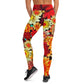 DMV 0419 Floral Yoga Leggings