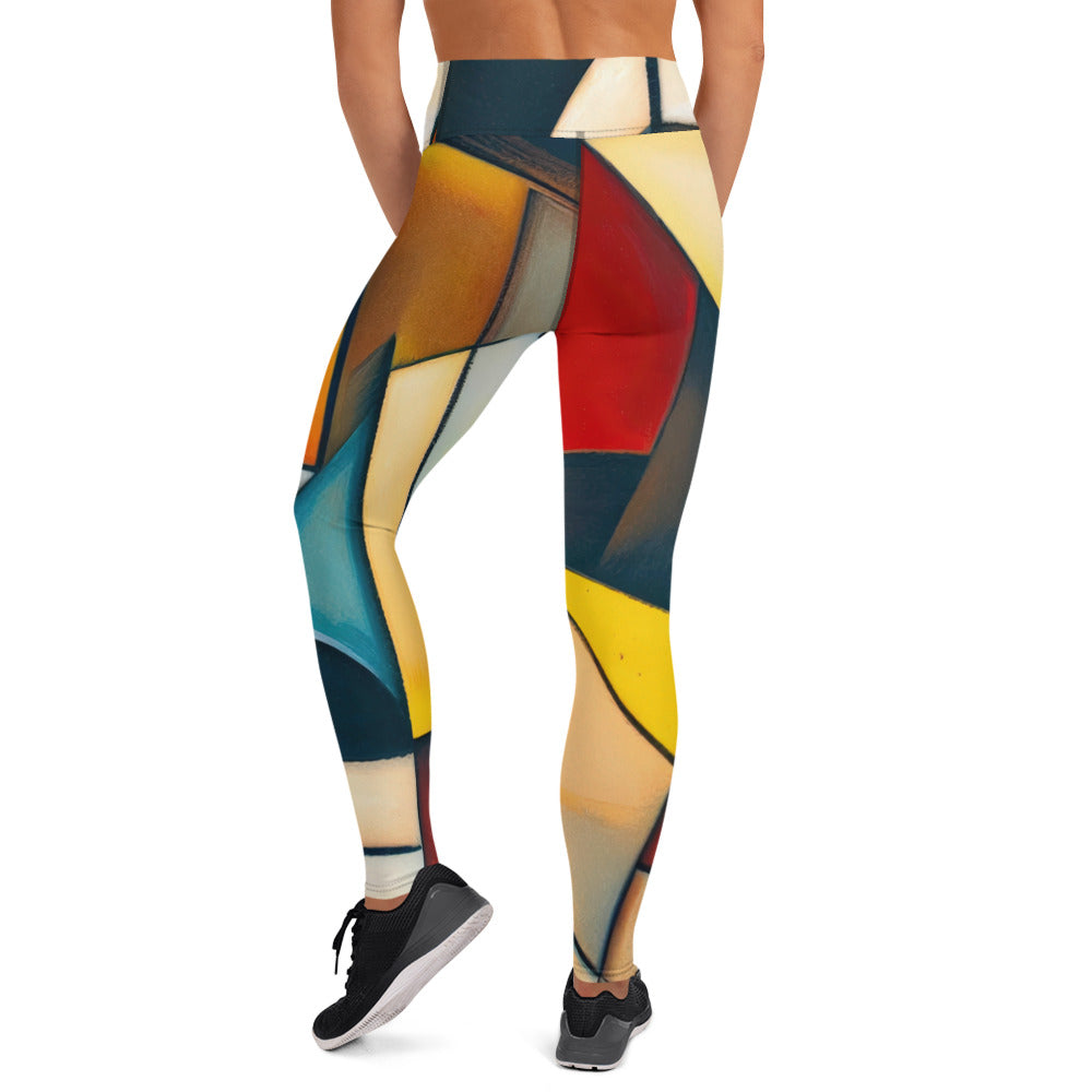 DMV 0433 Abstract Art Yoga Leggings