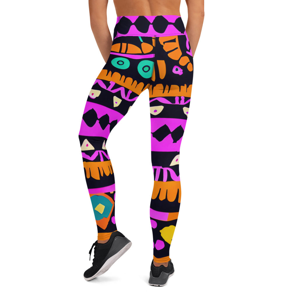 DMV 0989 Boho Yoga Leggings