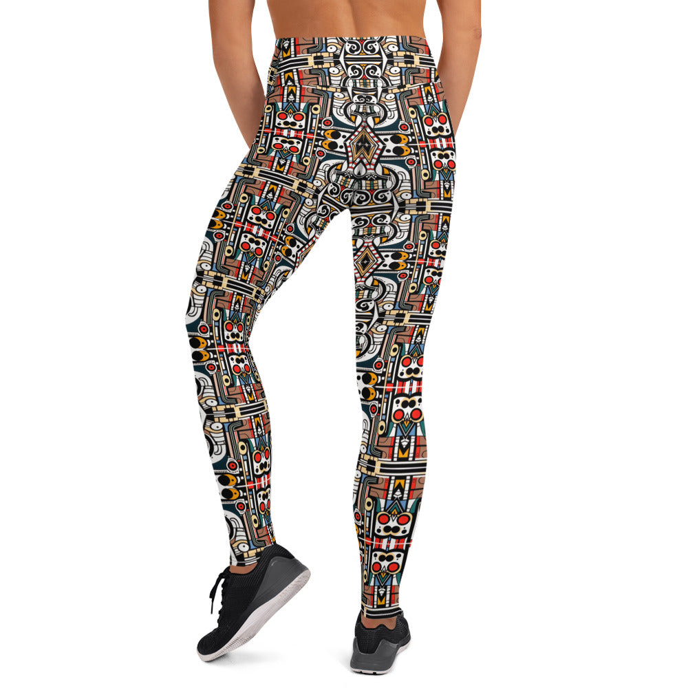 DMV 0292 Chic Boho Yoga Leggings