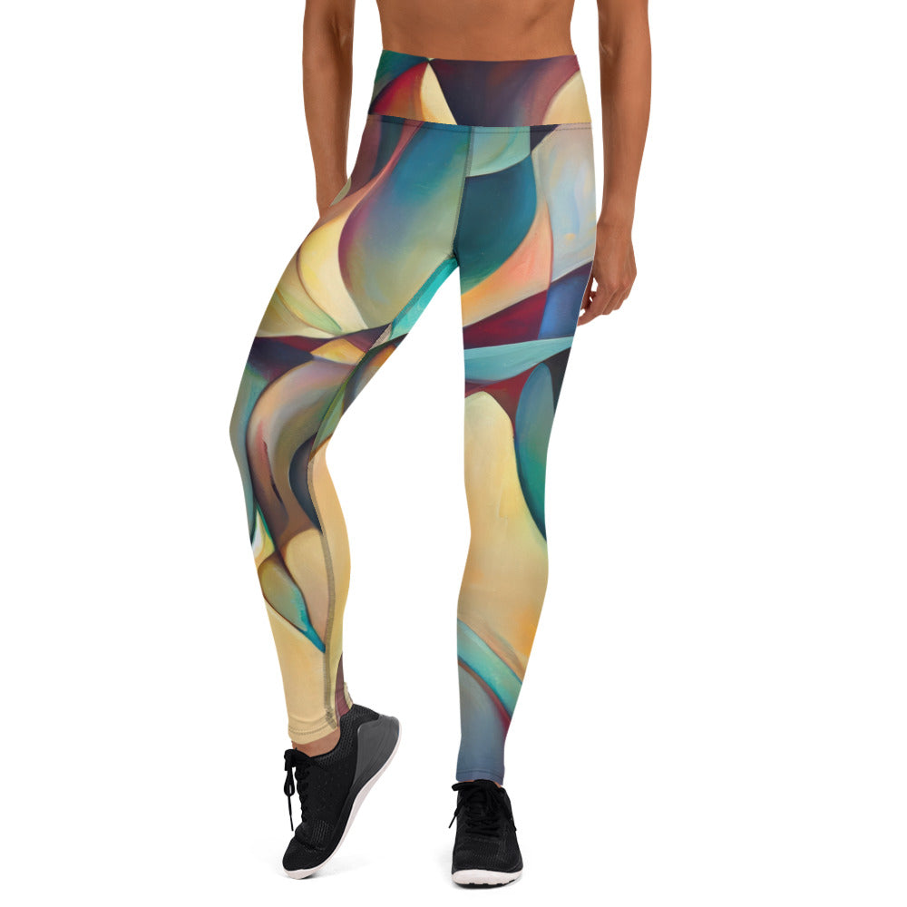 DMV 0243 Abstract Art Yoga Leggings