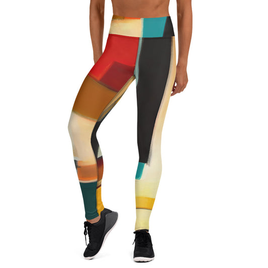 DMV 0282 Abstract Art Yoga Leggings