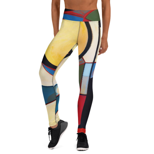 DMV 0209 Abstract Art Yoga Leggings