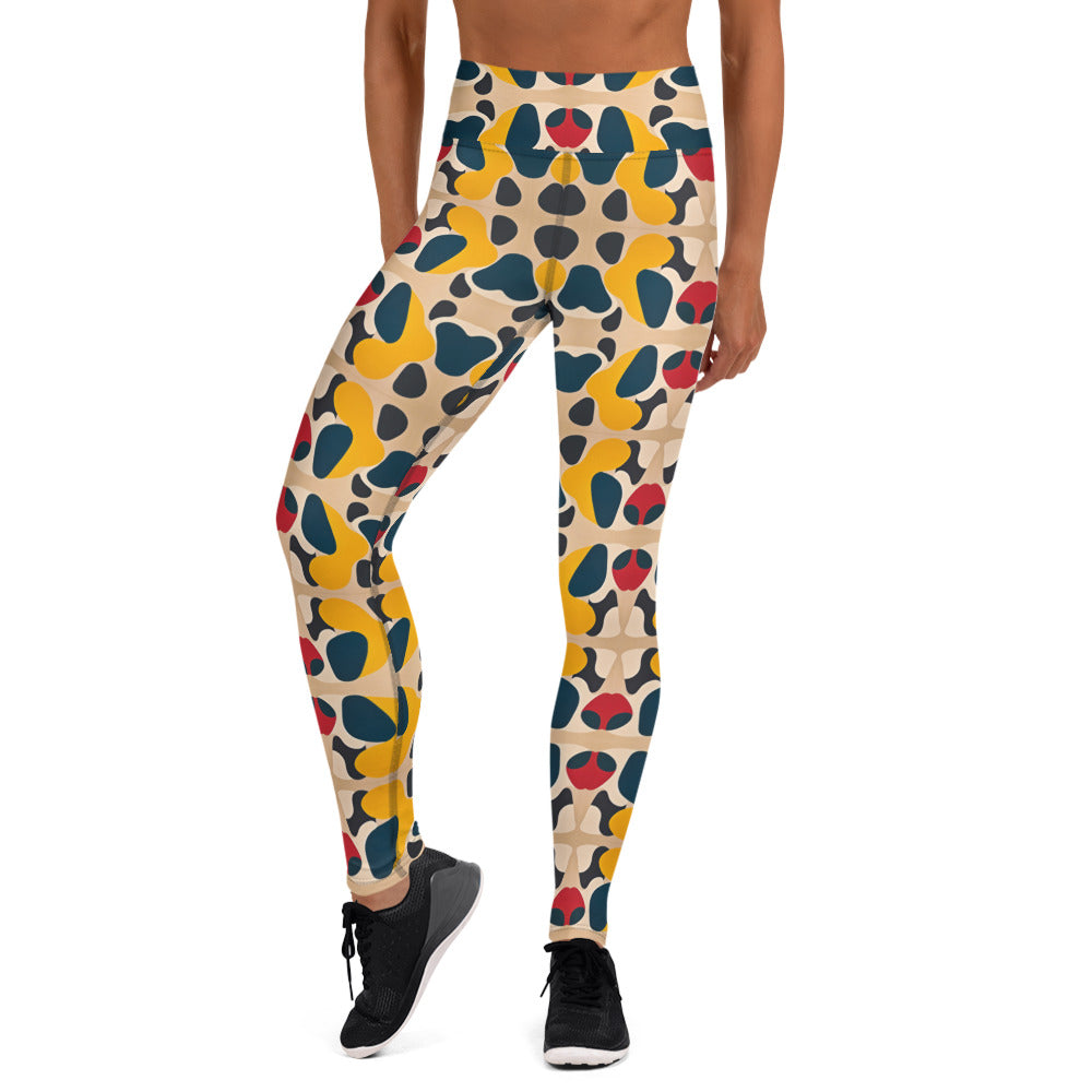 DMV 0236 Vintage Artsy Yoga Leggings