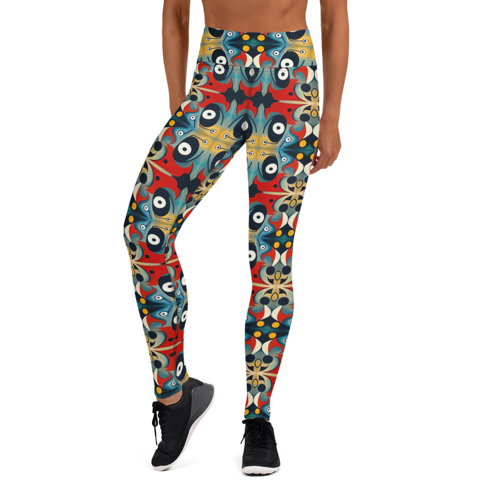 DMV 0269 Vintage Artsy Yoga Leggings