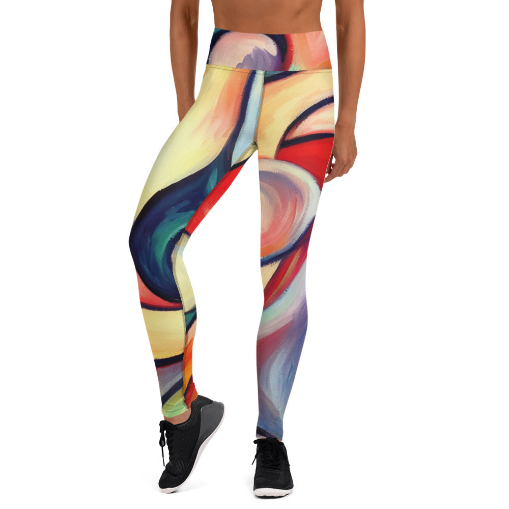 DMV 0277 Abstract Art Yoga Leggings