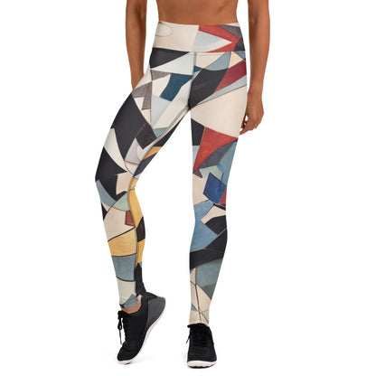 DMV 0047 Abstract Art Yoga Leggings