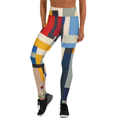 DMV 0072 Abstract Art Yoga Leggings