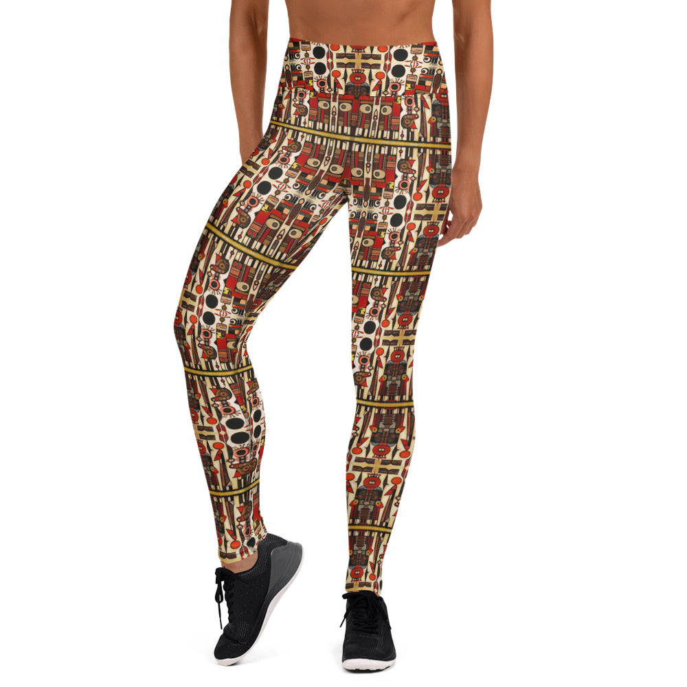 DMV 0082 Classic Boho Yoga Leggings