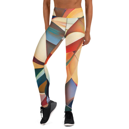 DMV 0015 Abstract Art Yoga Leggings