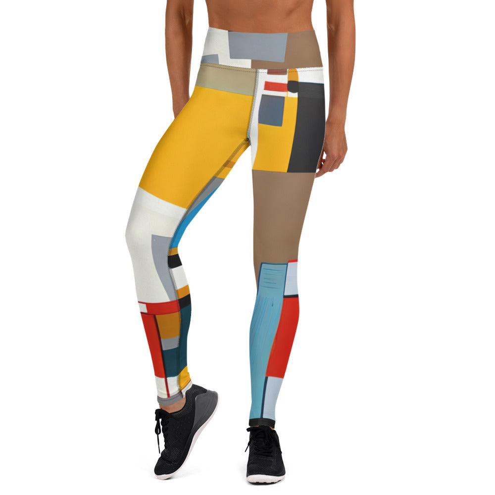 DMV 0016 Abstract Art Yoga Leggings