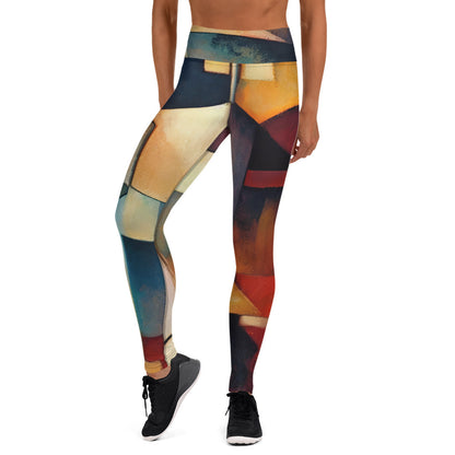 DMV 0053 Abstract Art Yoga Leggings