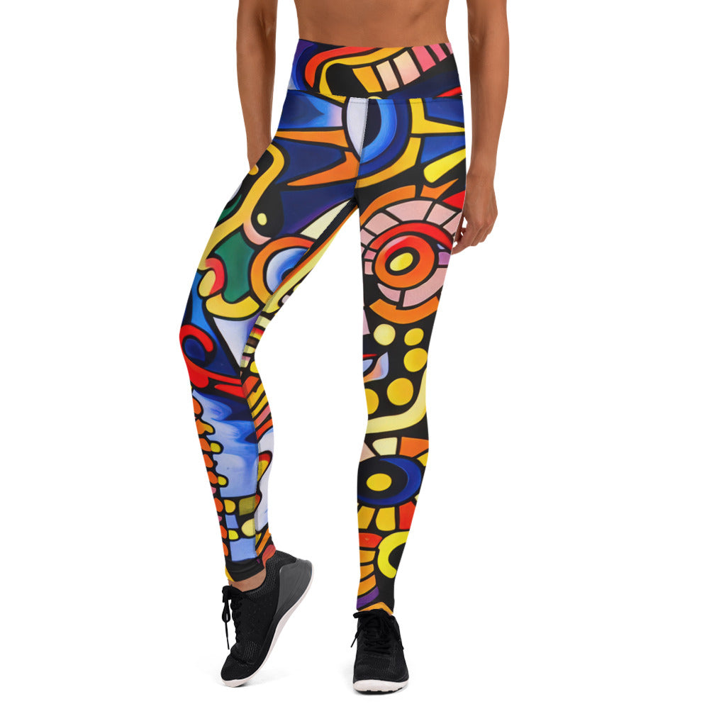 DMV 0051 Psy Art Yoga Leggings