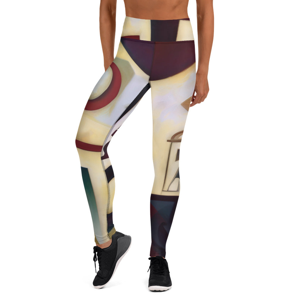 DMV 0083 Abstract Art Yoga Leggings