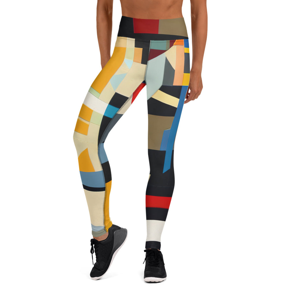 DMV 0023 Abstract Art Yoga Leggings