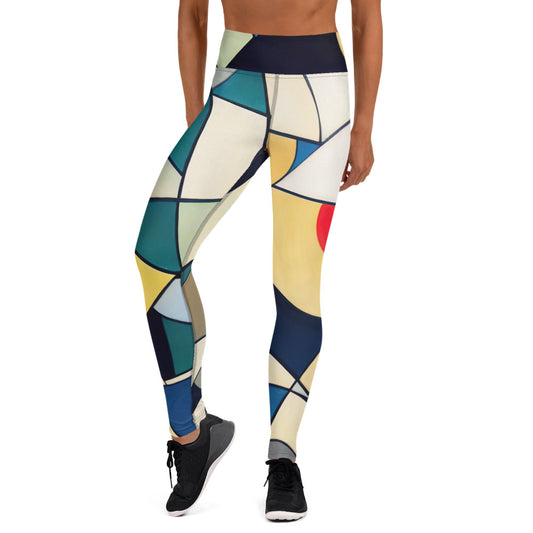 DMV 0227 Abstract Art Yoga Leggings