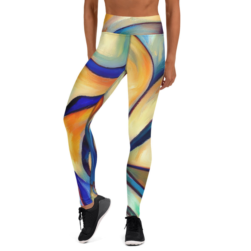 DMV 0162 Abstract Art Yoga Leggings