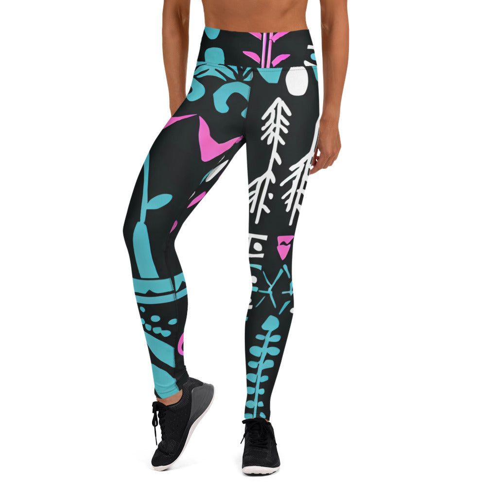 DMV 0122 Boho Yoga Leggings