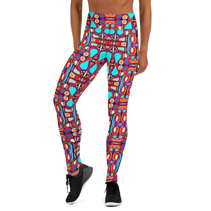 DMV 0094 Vintage Artsy Yoga Leggings