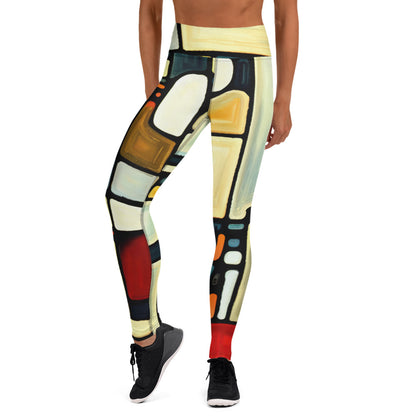 DMV 0117 Abstract Art Yoga Leggings