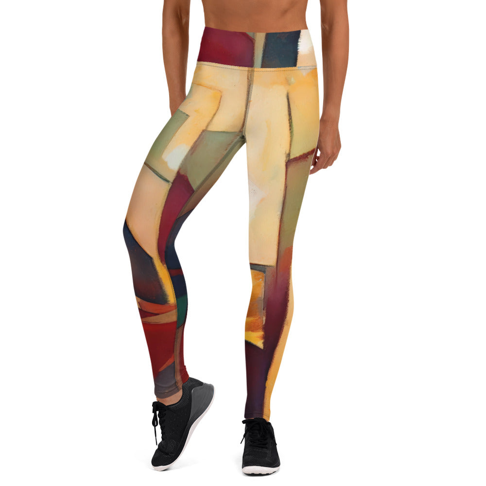 DMV 0251 Abstract Art Yoga Leggings