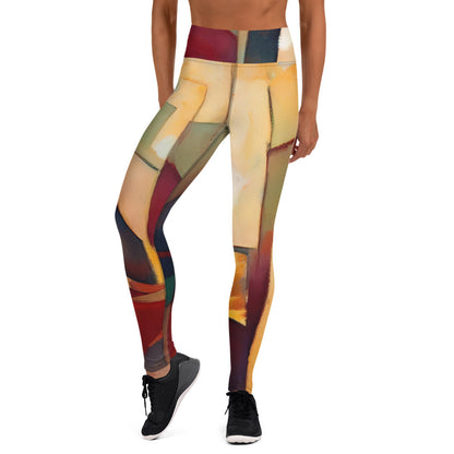 DMV 0251 Abstract Art Yoga Leggings