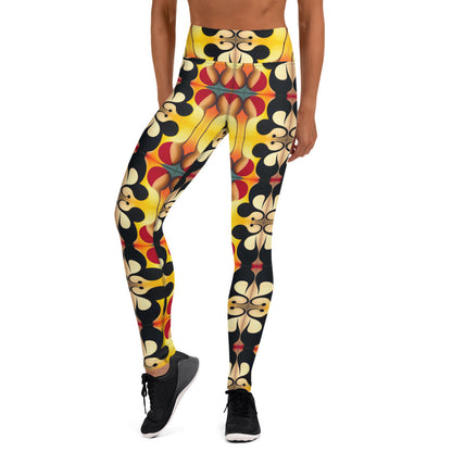 DMV 0215 Vintage Artsy Yoga Leggings