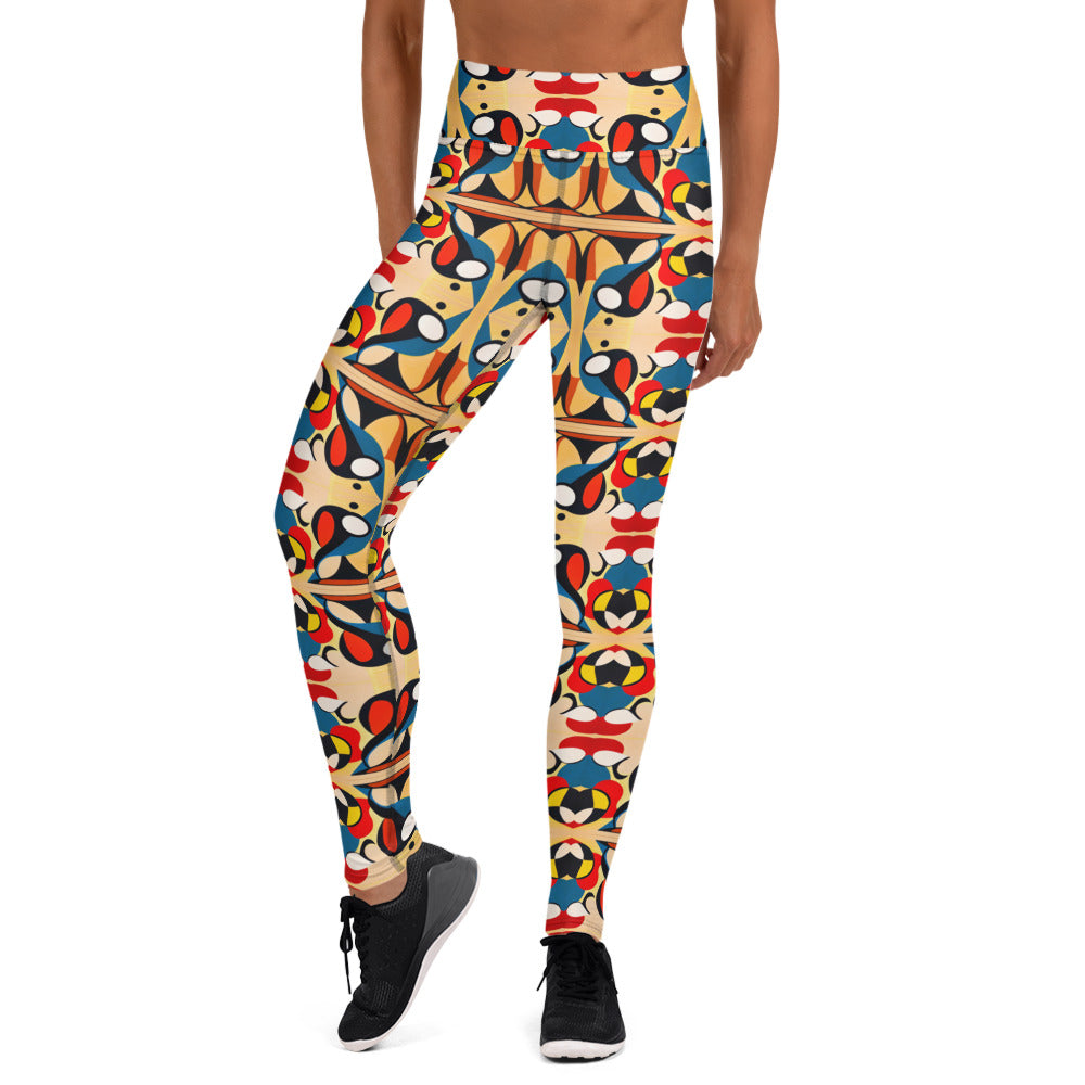 DMV 0148 Vintage Artsy Yoga Leggings