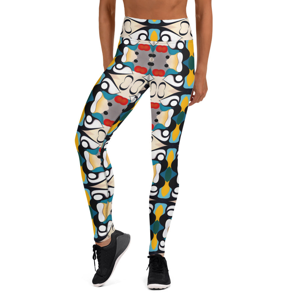 DMV 0139 Vintage Artsy Yoga Leggings