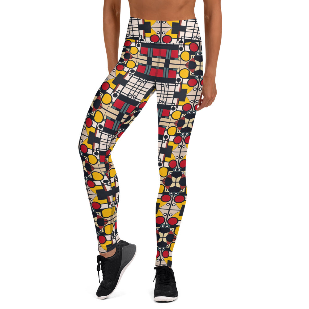 DMV 0142 Geo Boho Yoga Leggings