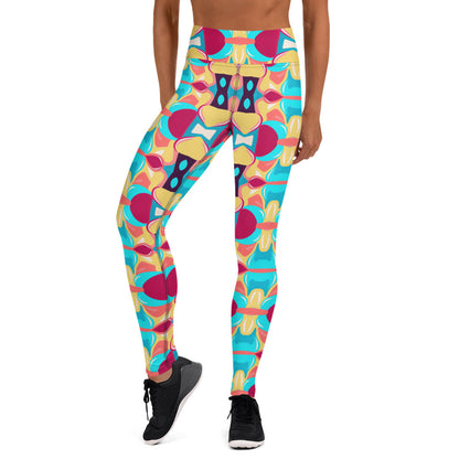 DMV 0134 Vintage Artsy Yoga Leggings