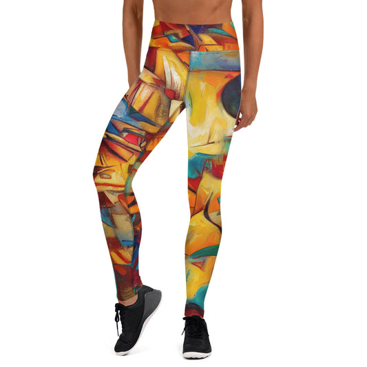 DMV 0416 Abstract Art Yoga Leggings