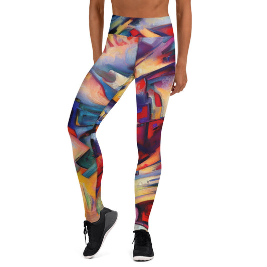 DMV 0308 Abstract Art Yoga Leggings