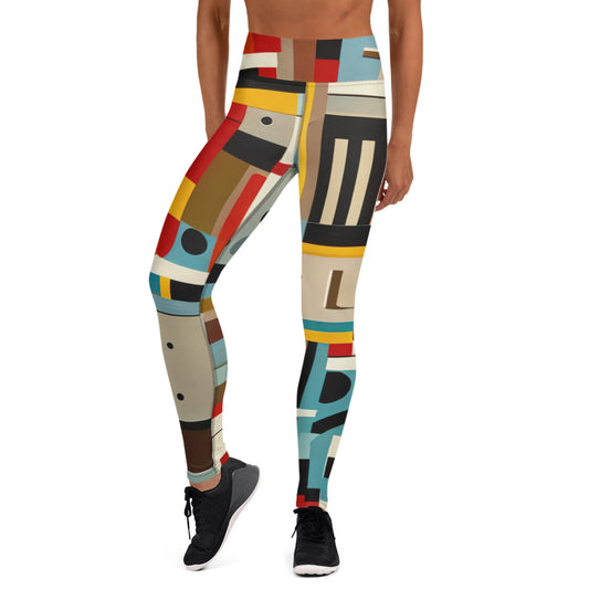 DMV 0413 Abstract Art Yoga Leggings