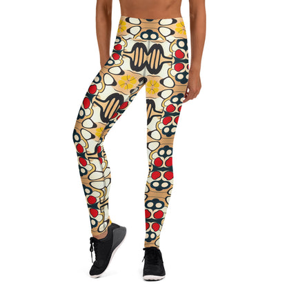 DMV 0204 Vintage Artsy Yoga Leggings