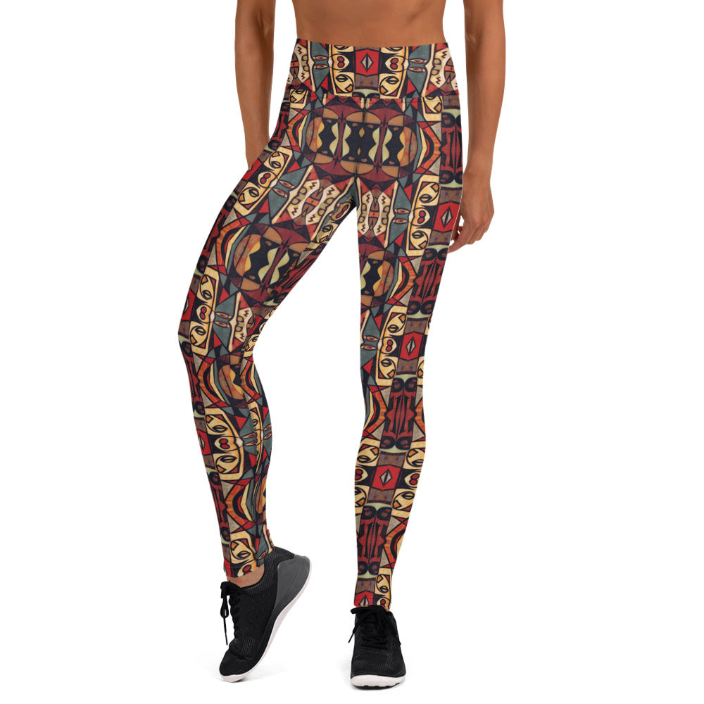 DMV 0174 Classic Boho Yoga Leggings