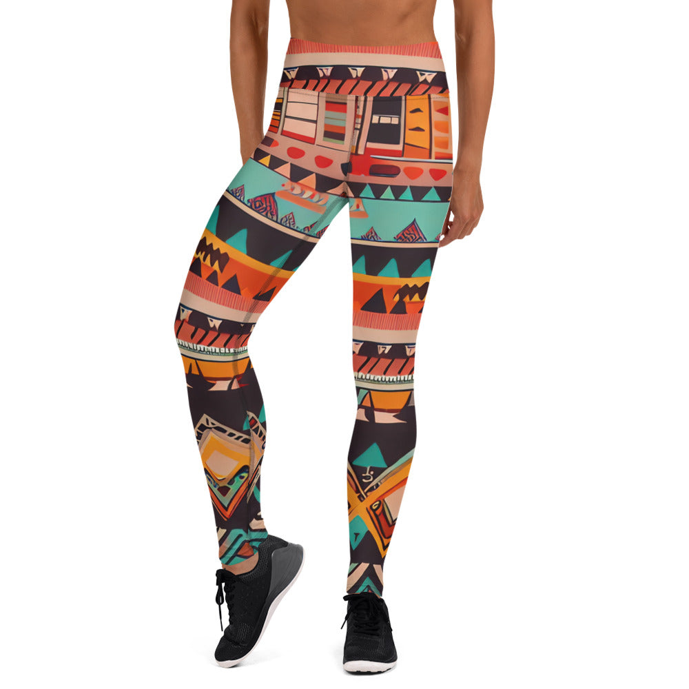 DMV 0415 Boho Yoga Leggings