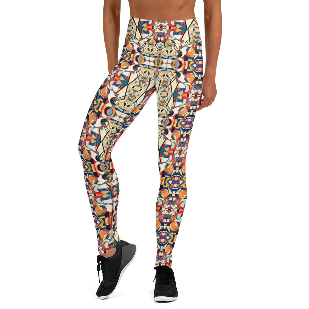 DMV 0157 Geo Boho Yoga Leggings