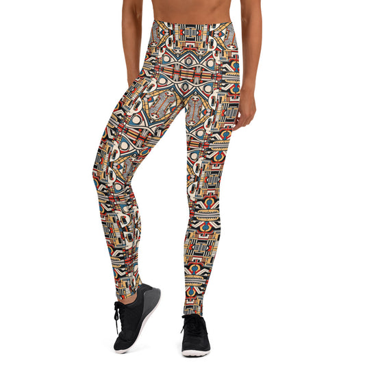 DMV 1349 Chic Boho Yoga Leggings