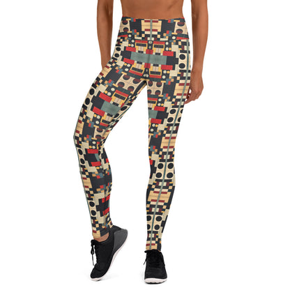 DMV 0510 Geo Boho Yoga Leggings