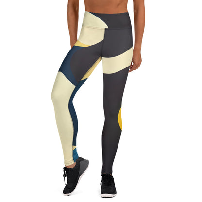 DMV 0421 Retro Art Yoga Leggings