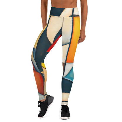 DMV 0433 Abstract Art Yoga Leggings