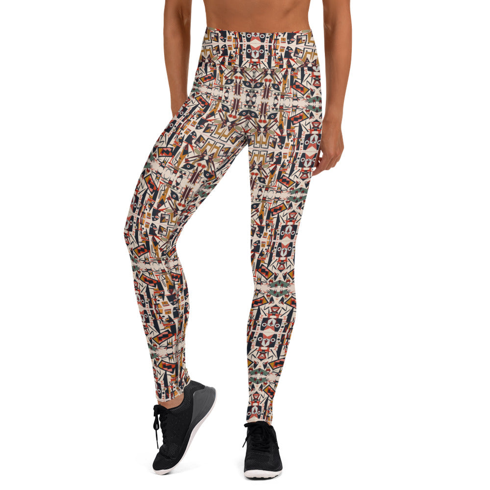 DMV 0432 Classic Boho Yoga Leggings