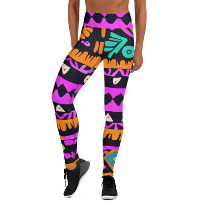 DMV 0989 Boho Yoga Leggings