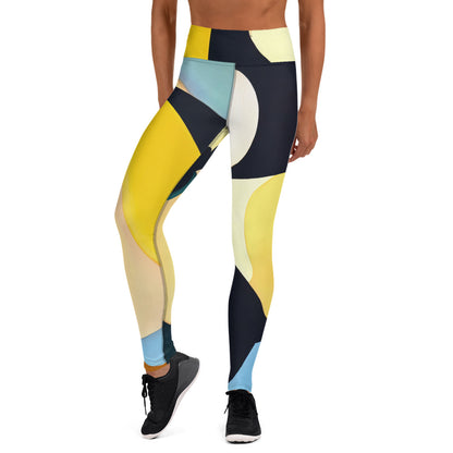 DMV 0880 Retro Art Yoga Leggings