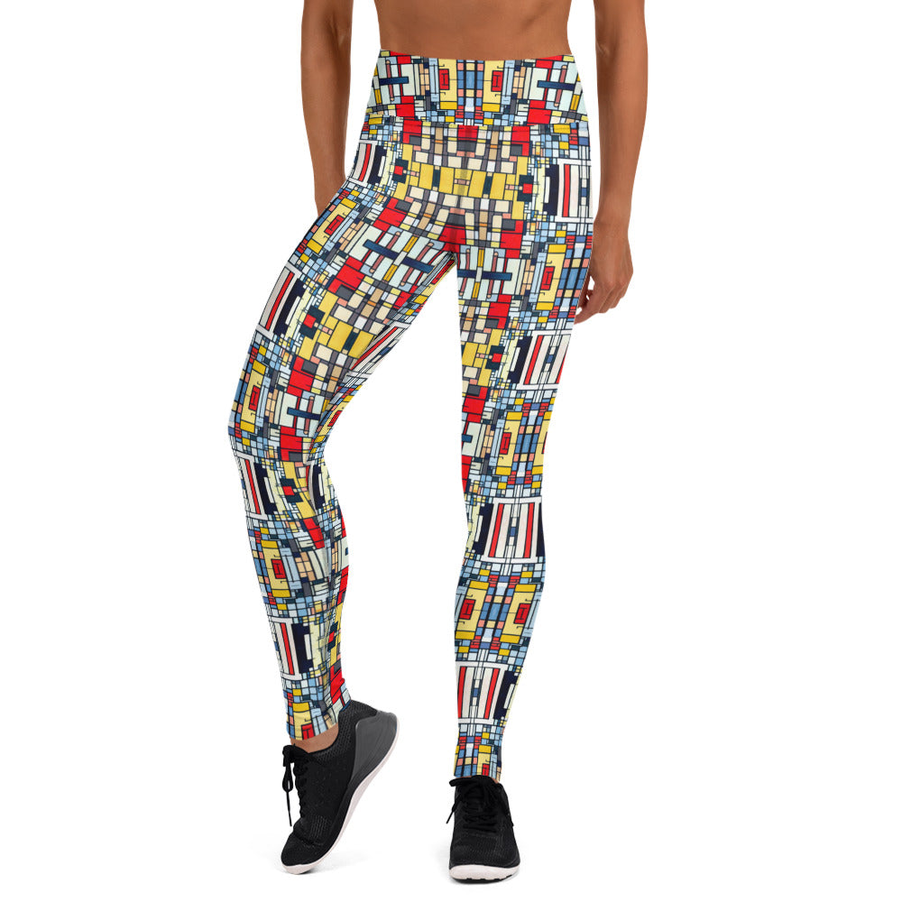 DMV 0573 Geo Boho Yoga Leggings